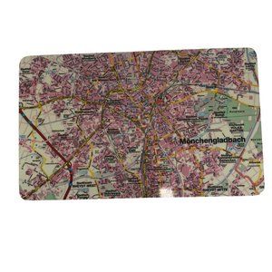 Monchengladbach Germany Map 9x5.5 Mouse Pad Plastic Computer Home Office Gaming